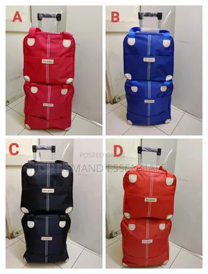 2 in 1 High Quality Big Sizes Trolley Travel Bags
