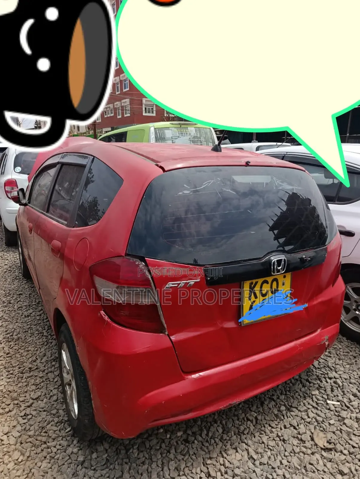 Honda Fit 2011 Red
