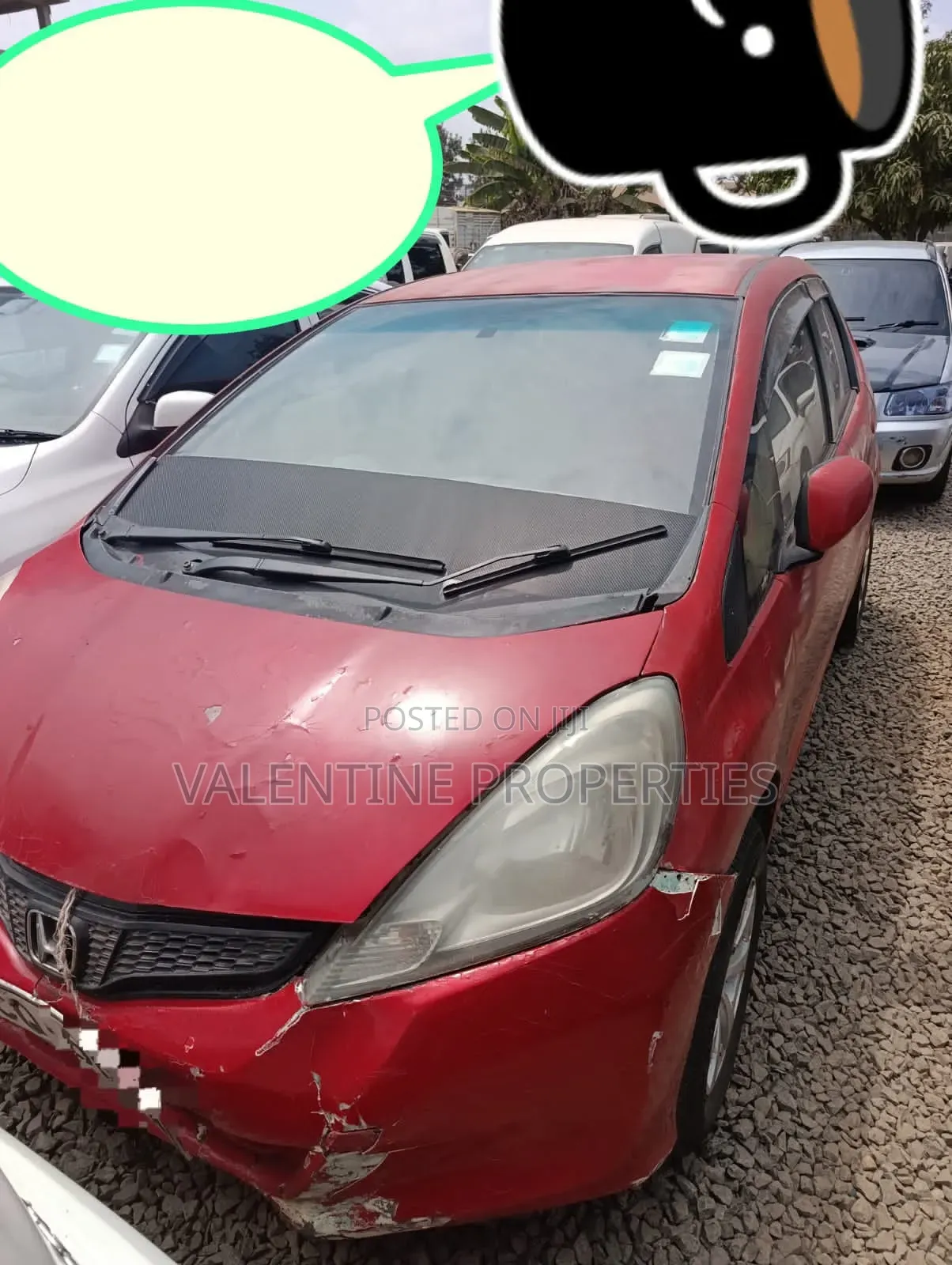 Honda Fit 2011 Red