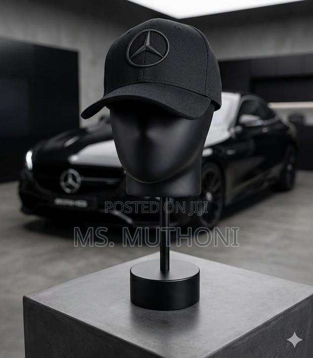 Sleek Black Mercedes-Benz Baseball Cap