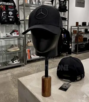 Sleek Black Mercedes-Benz Baseball Cap