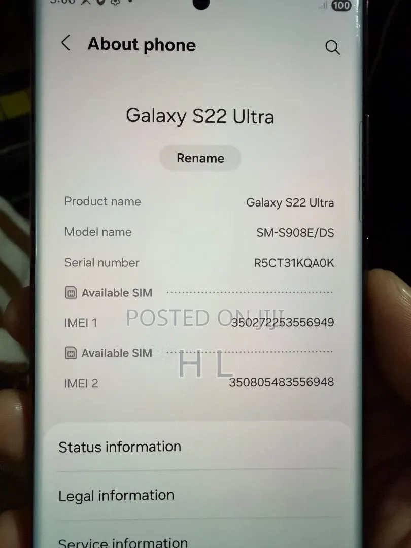 Samsung Galaxy S22 Ultra 5G 256 GB Bronze
