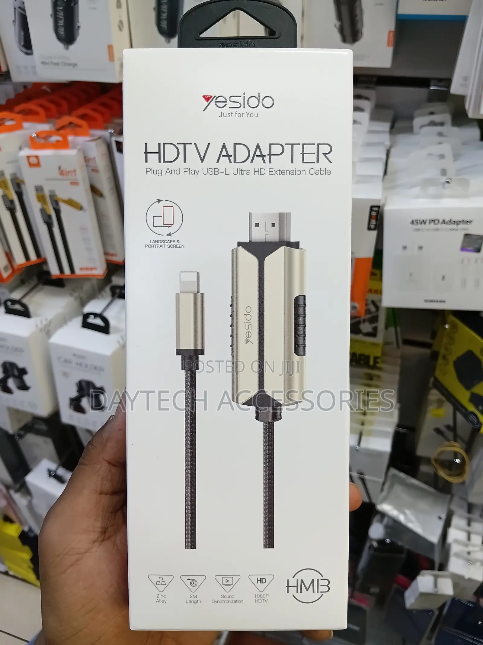 Yesido HM13 Lightning to HDMI HDTV Adapter Cable.