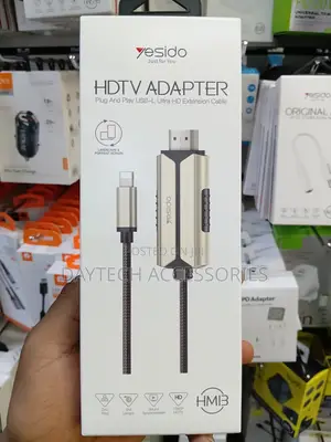Yesido Lightning to Hdmi Adapter Cable 2M Gold Hm13