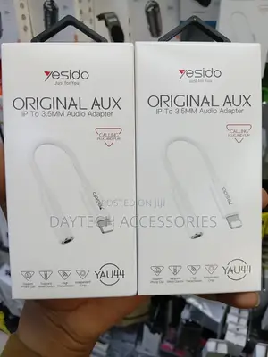 The Yesido YAU44 Lightning to 3.5mm Audio Adapter.