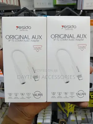 The Yesido YAU44 Lightning to 3.5mm Audio Adapter.