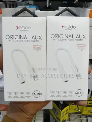 Yesido Adapter YAU44 Audio - Lightning to Jack 3,5mm - White