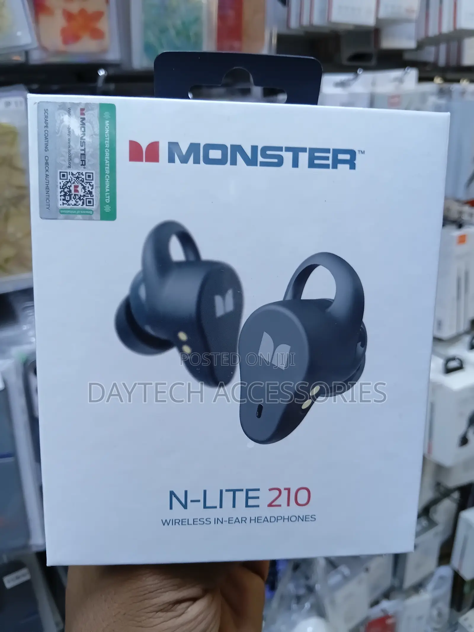 The Monster N-Lite 210 Wireless in-Ear Headphones.