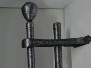 Powder Coated Jua Kali Curtain Rods Environmental Friendly Curtain Rod
