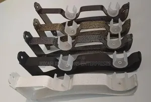 Powder Coated Brackets Jua Kali Curtain Holders Environmental Friendly