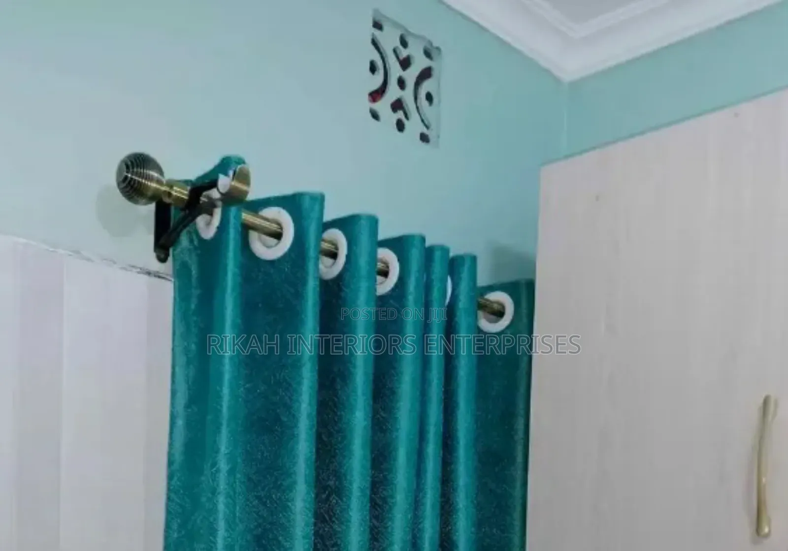 Jua Kali Curtain Rods Powder Coated Curtain Rods Environmental Friend