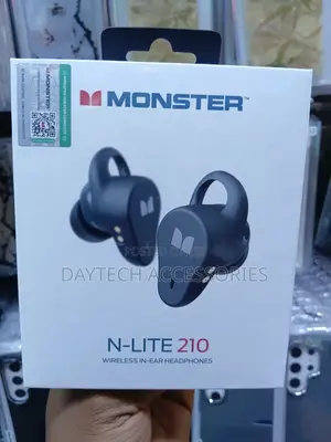 Monster N-Lite 210 Wireless in-Ear Earphones - Black