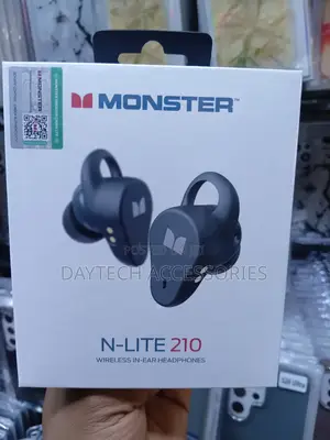 Monster N-Lite 210 Wireless in-Ear Earphones - Black
