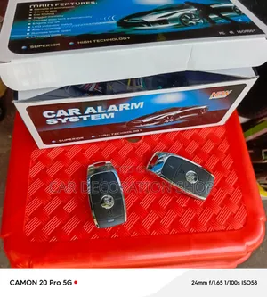 Generic 12v Car Alarm System With 2key Fob Remote Control