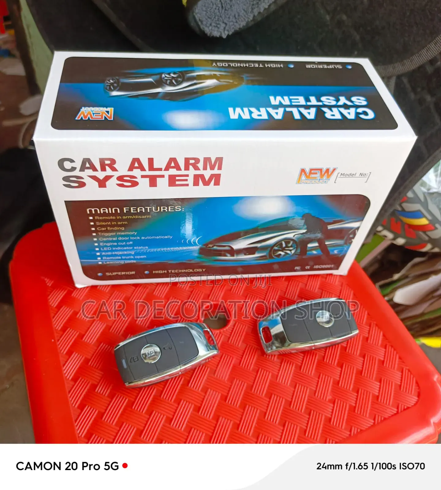 Car Alarm System for Arming/Disarming and Anti Hijacking Mode