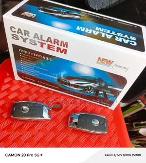 Car Alarm System With Automatic Central Door Locking When Driving