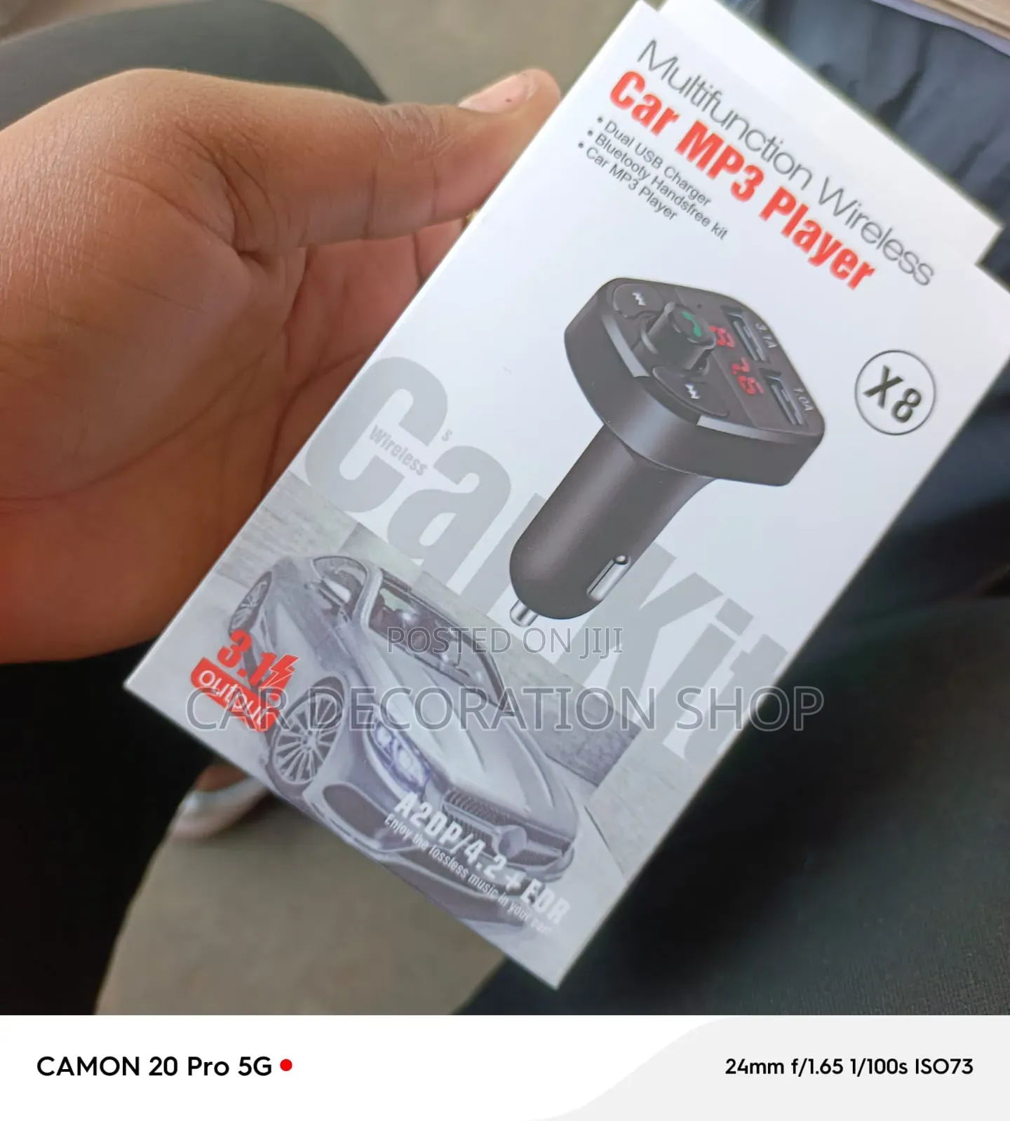 Bluetooth Handsfree Modulator With Calling Support ,Led Display