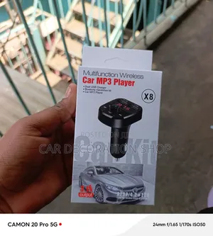 FM Transmitter Aux Modulator Bluetooth Kit Ouput 5v ,2usb Port