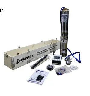 Premier Solar Dc Submersible Waterpump 65m 600w 72v