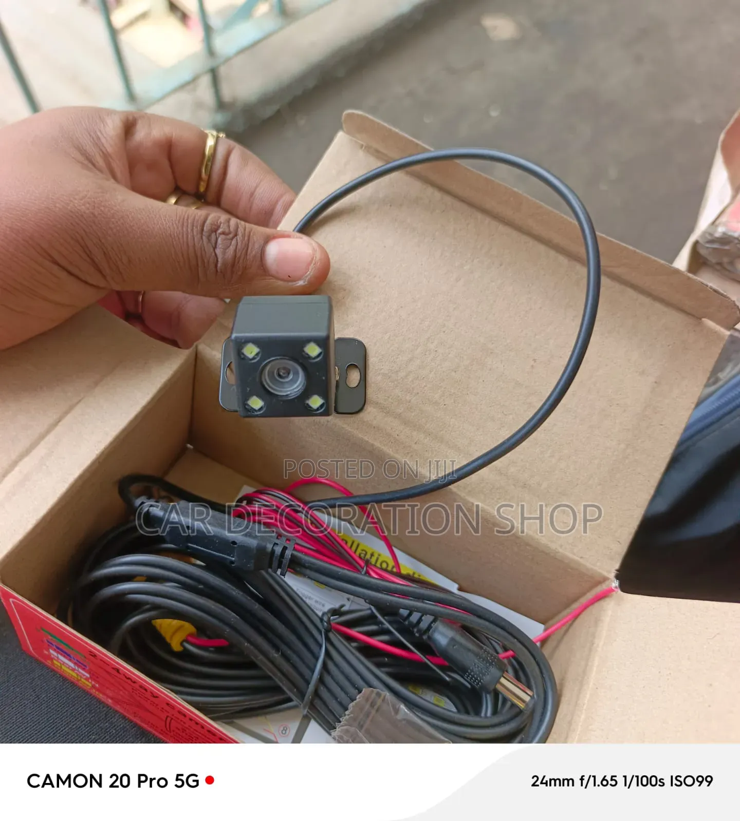 Reverse Camera With Adjustable Bracket Mounting,4 White Led for Night