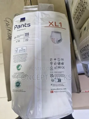 Abena Pants Premium XL1 (1400ml) 16 Pack