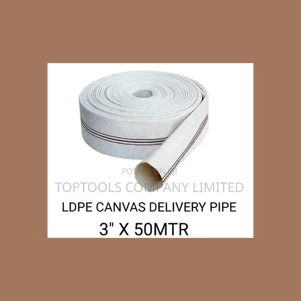 Ldpe Canvas Delivery Water Pipe 3inch 50mtrs