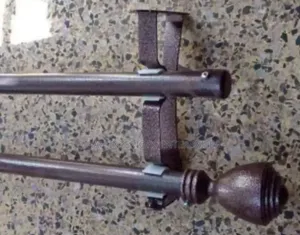 Silver Jua Kali Curtain Rods Curtain Rods Environmental Friendly