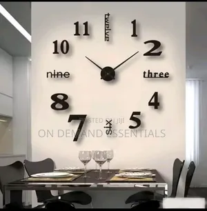 DIY Number and Letters Wall Clock