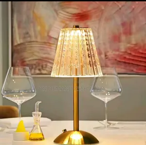 Lovely Diamond Crystal Bedside Lamp With Different Light Modes