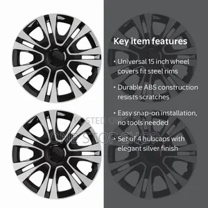 Universal 14" Wheel Covers for Steel Rims Set of 4 PC