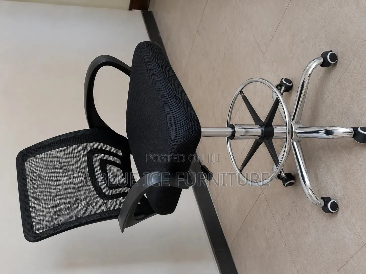 Adjustable Counter Chair With Backrest