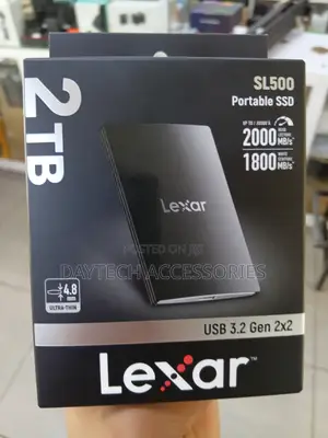 The Lexar SL500 2TB Portable SSD.