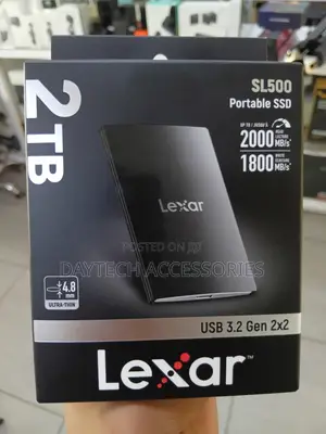 The Lexar SL500 2TB Portable SSD.