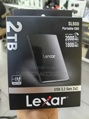 The Lexar SL500 2TB Portable SSD.