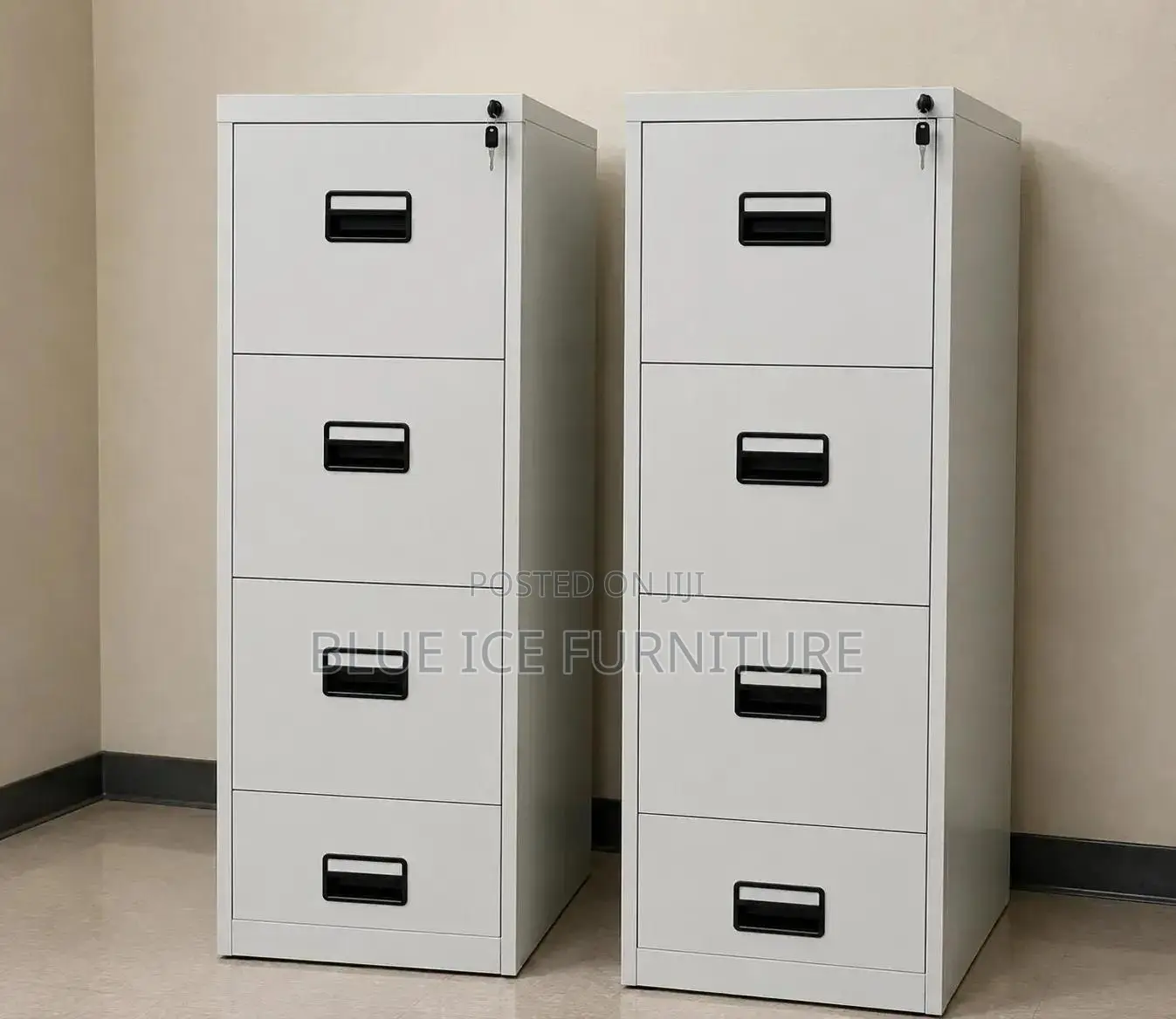 4 Drawer Filing Cabinet With Lock