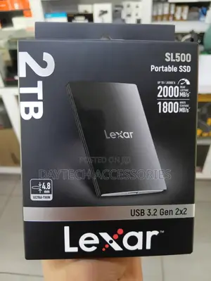 The Lexar SL500 2TB Portable SSD Ultra-Thin External Solid-State Drive