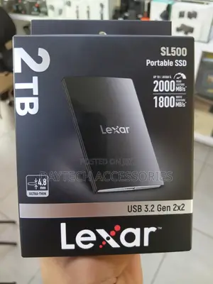 The Lexar SL500 2TB Portable SSD Ultra-Thin External Solid-State Drive
