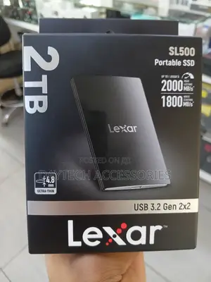 The Lexar SL500 2TB Portable SSD Ultra-Thin External Solid-State Drive
