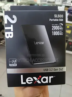 LEXAR SL500 Portable External SSD 2TB - Black