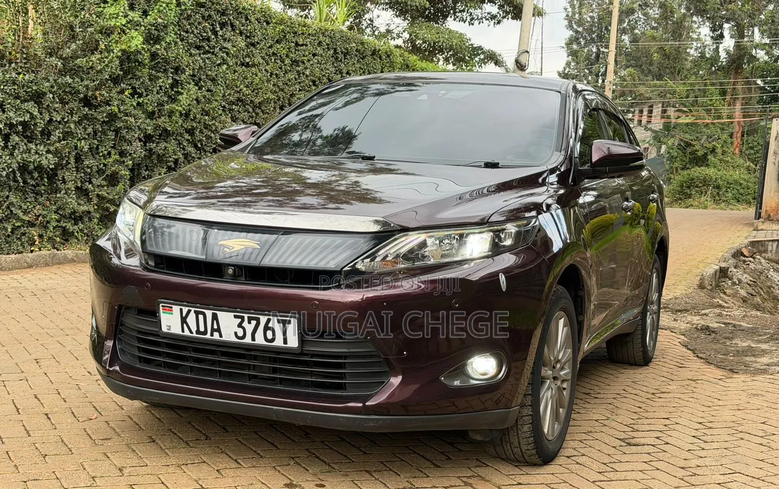 Toyota Harrier 2015 Maroon