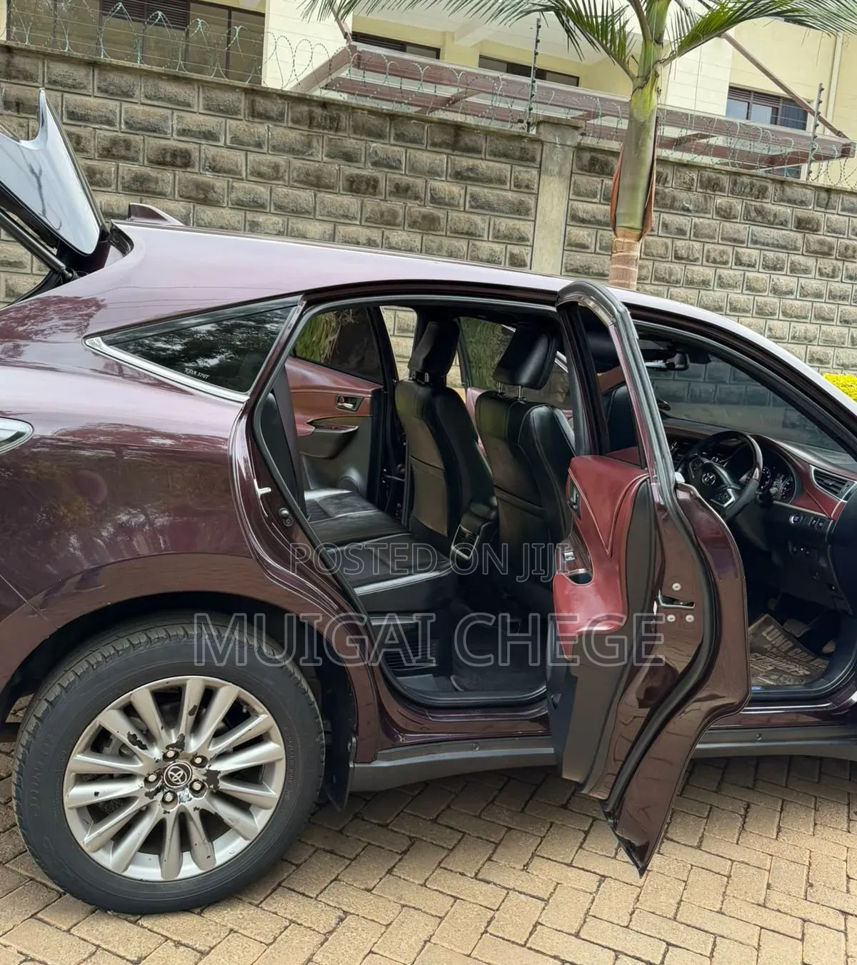 Toyota Harrier 2015 Maroon