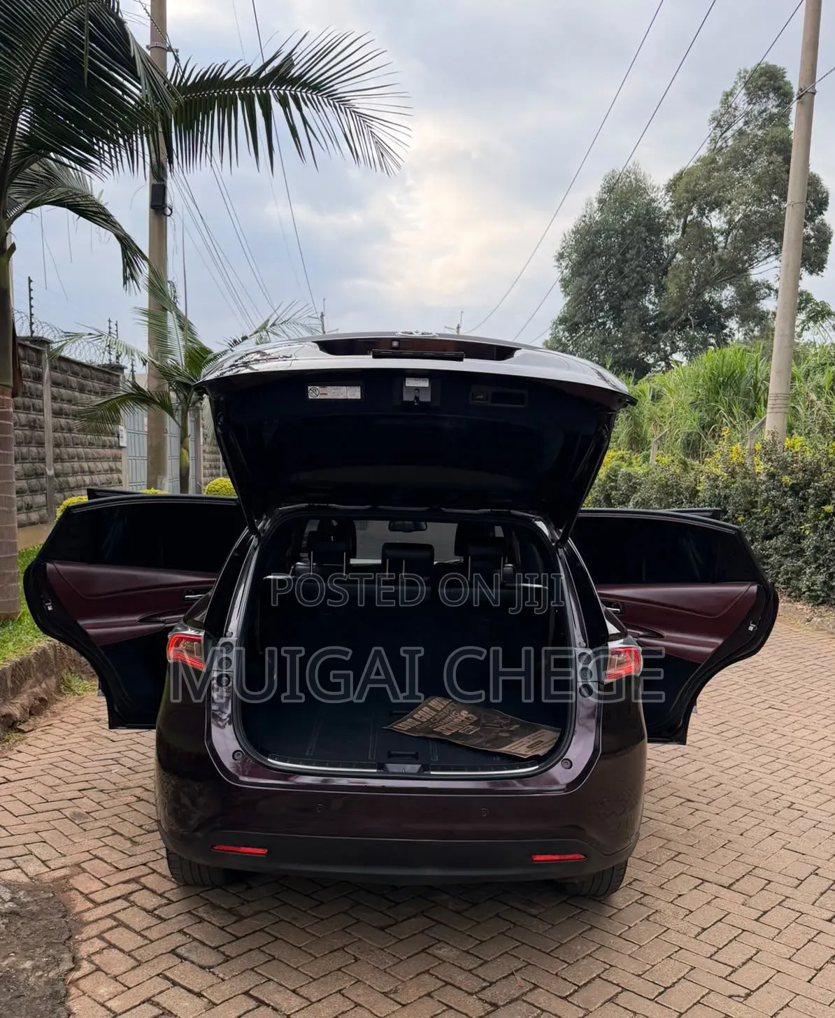 Toyota Harrier 2015 Maroon