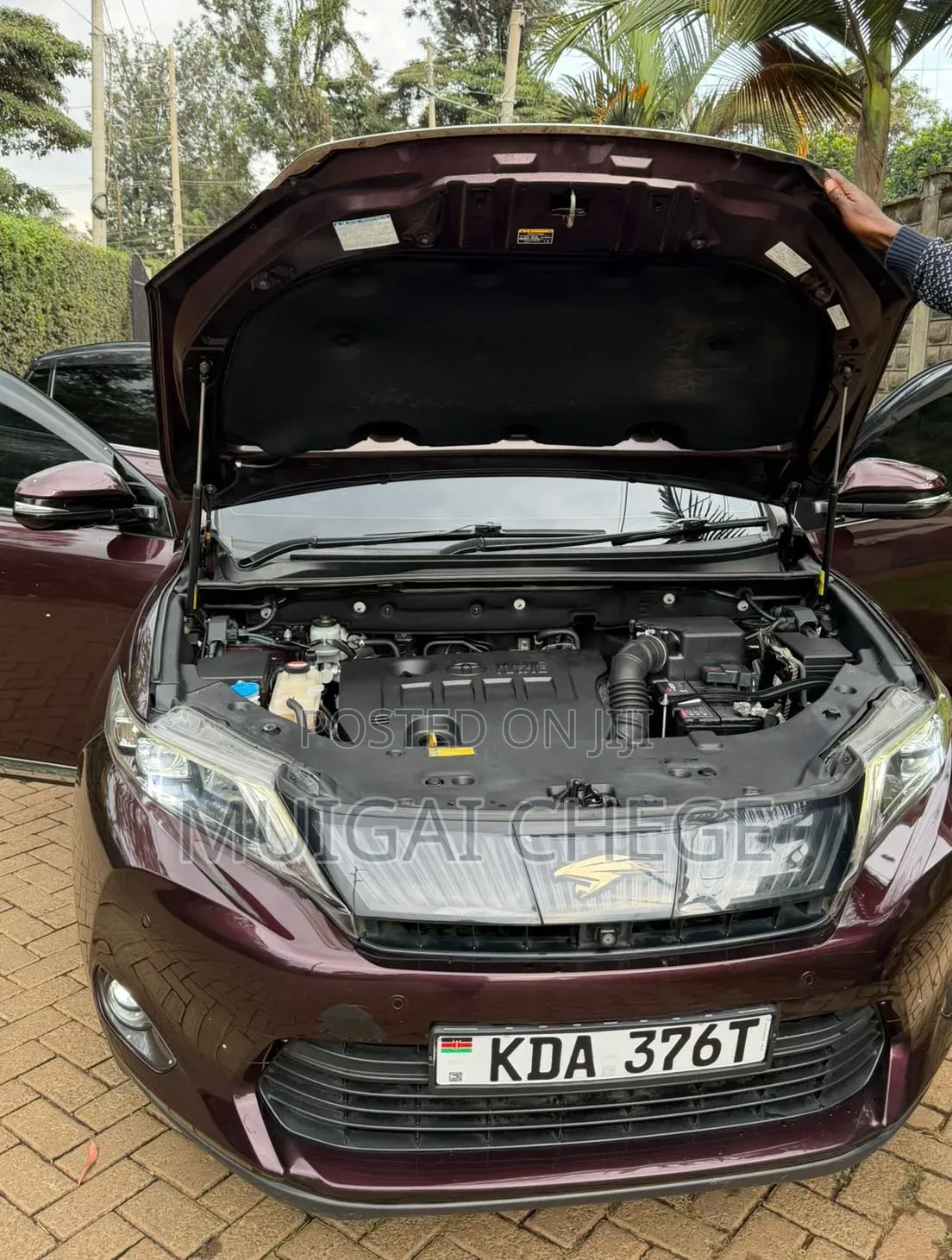 Toyota Harrier 2015 Maroon