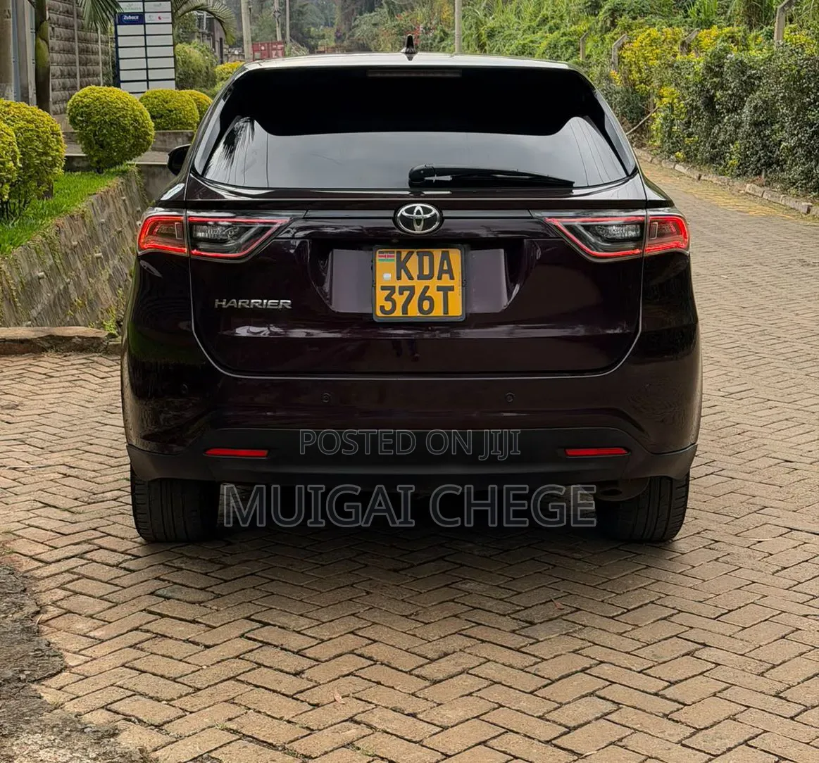 Toyota Harrier 2015 Maroon