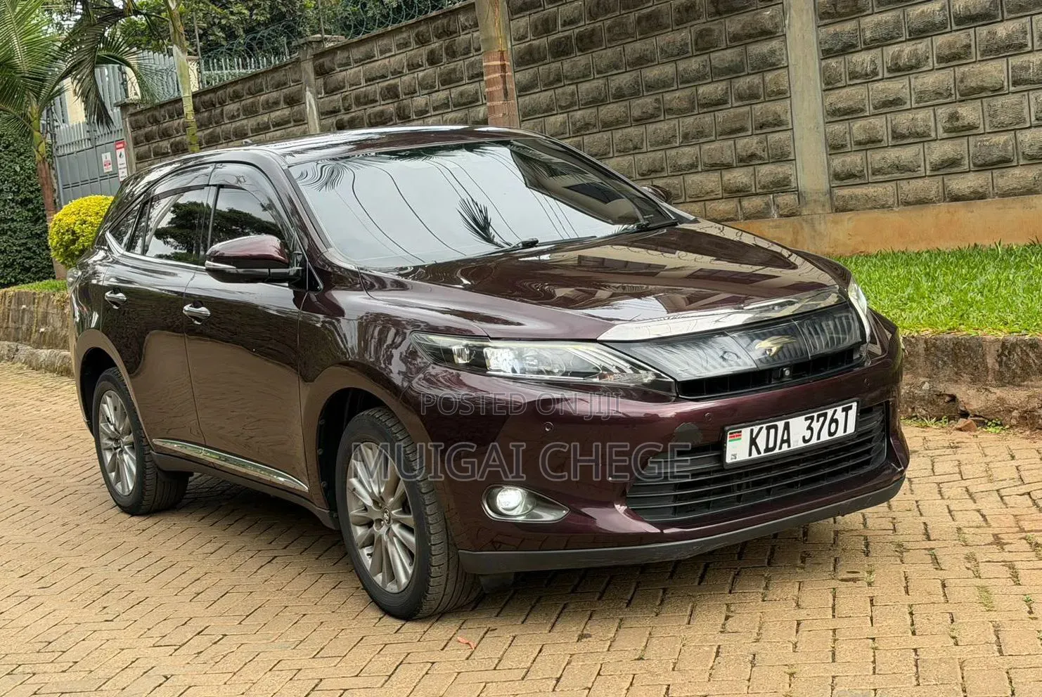 Toyota Harrier 2015 Maroon
