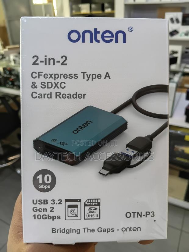 ONTEN CFExpress Type a UHS II SDXC 2 in 1 Card Reader