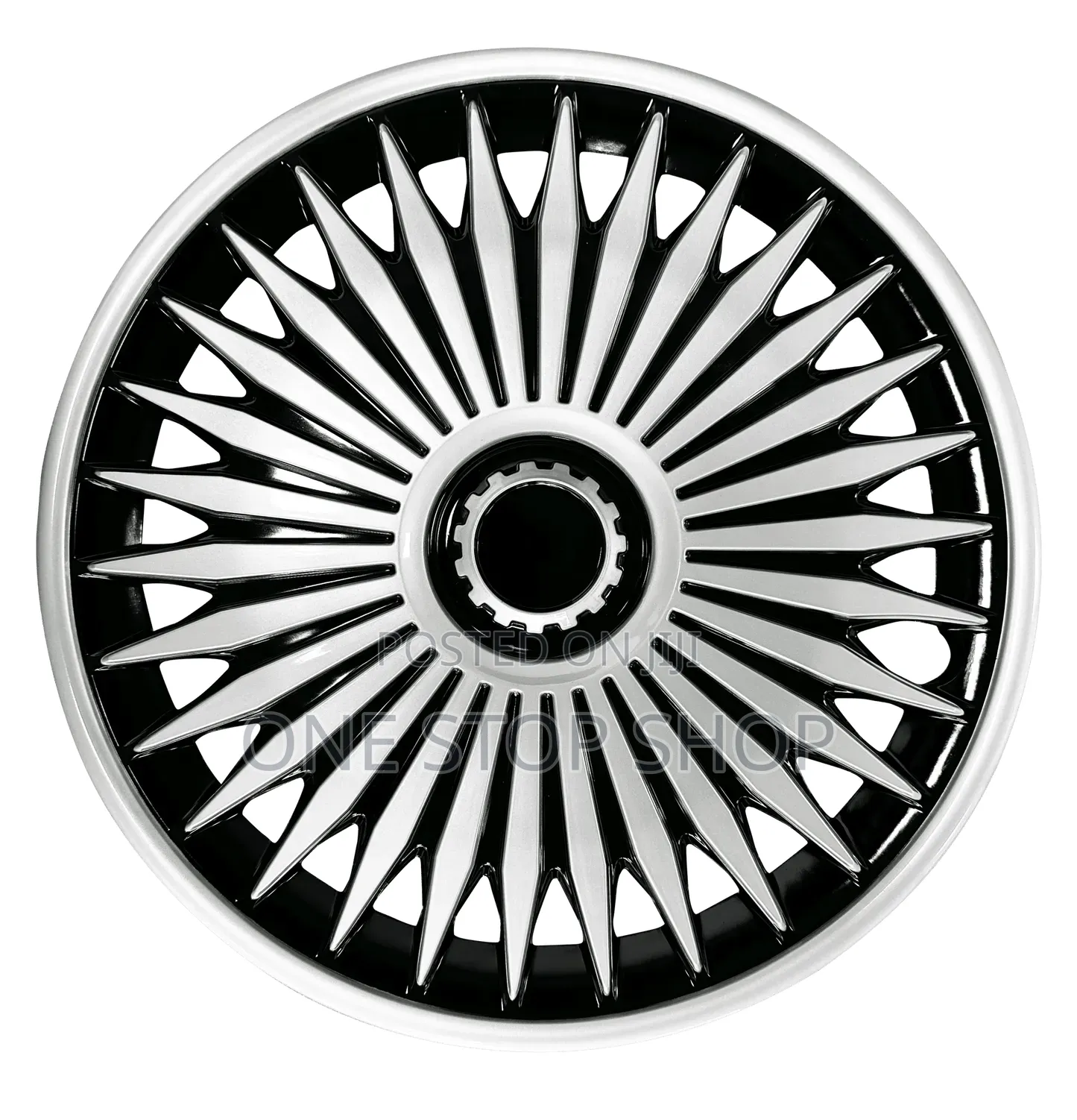 16inch Silver Black Finish Wheel Covers Giving Alloy Wheel Appearance