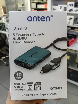 Onten OTN-KSS-P3+ 3-in-1 CF SDXC Micro SDXC Card Reader