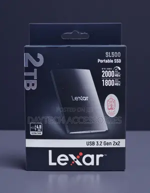 Lexar 2TB SL500 USB 3.2 Gen 2 Portable SSD (2000 MB/s) Speed.