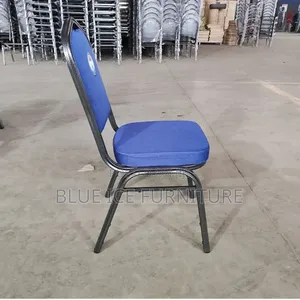 Banquet Chair – Padded Event Conference Chair | Blue Fabric